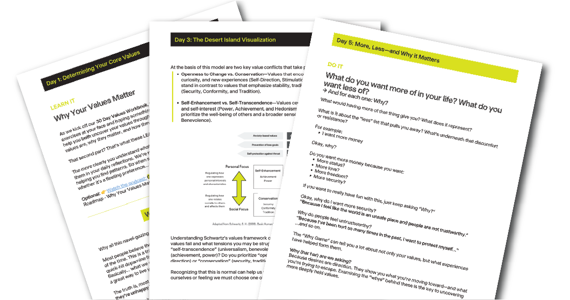 Example pages