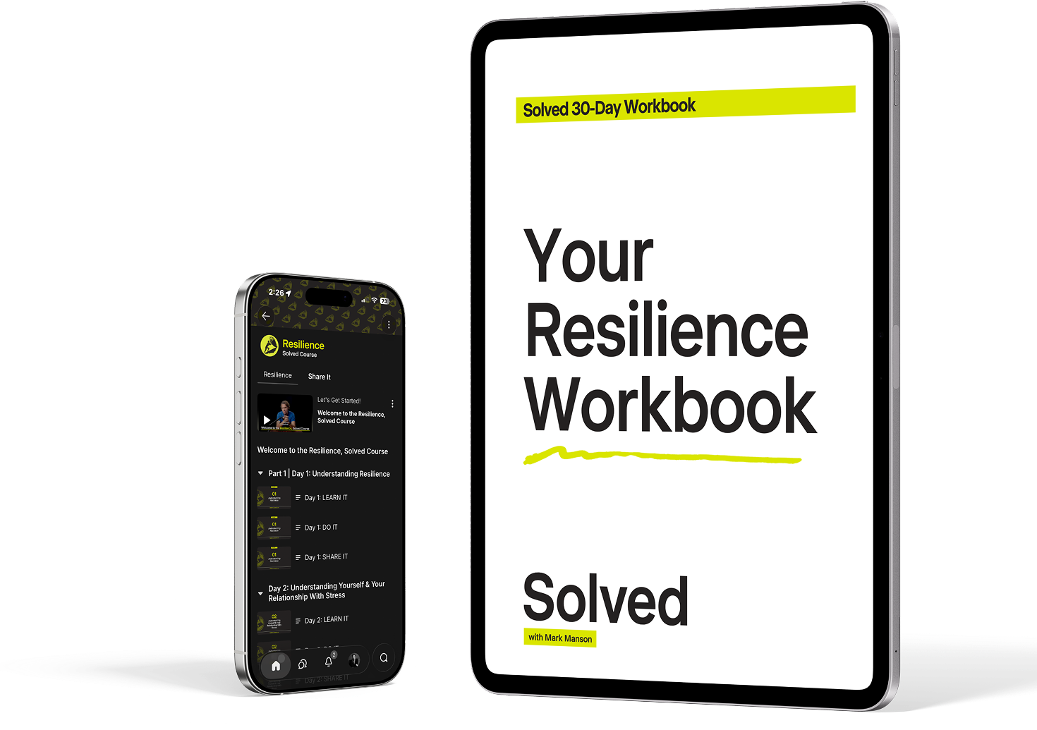 Solved resilience workbook and app